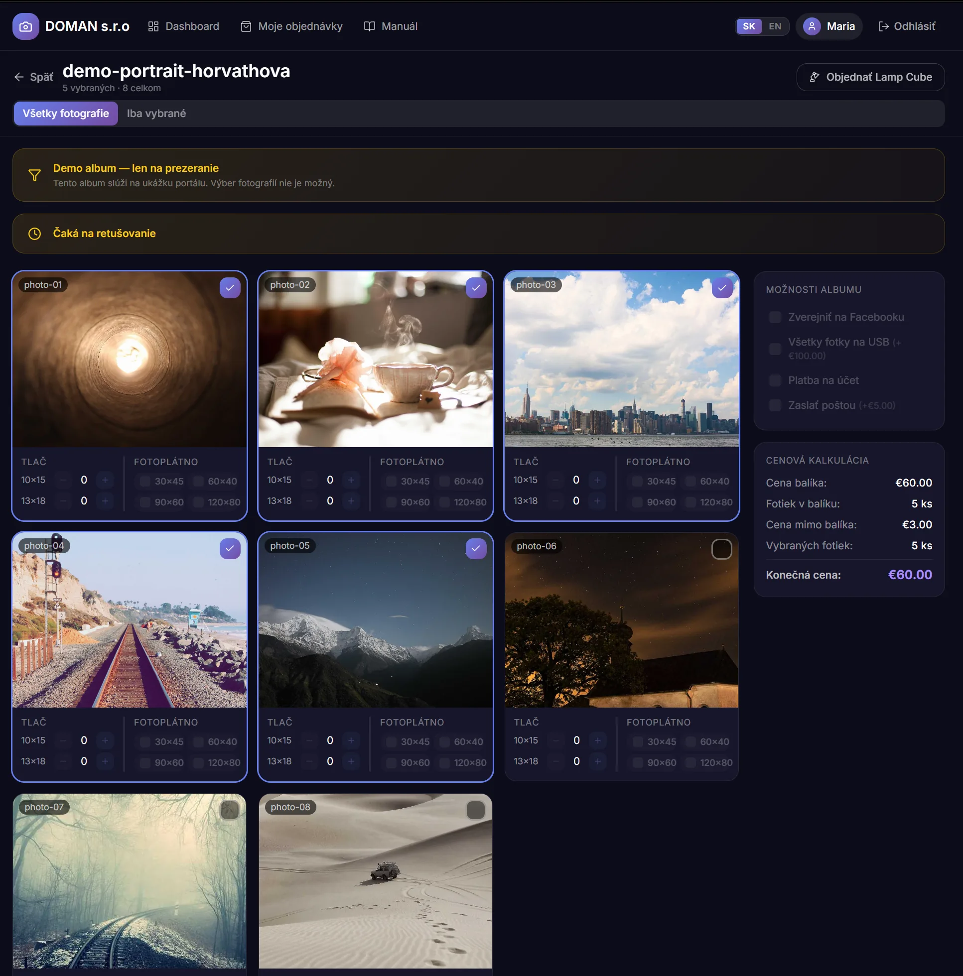 Prehľad celého albumu